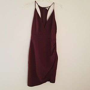 Charlotte Russe v-neck body-con dress《 size xs